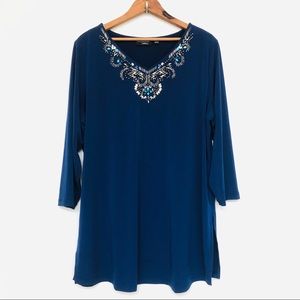 Susan Graver | Style Artisan - Blue Tunic